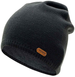 Winisk logo wintermuts voor volwassenen - maat One size Zwart