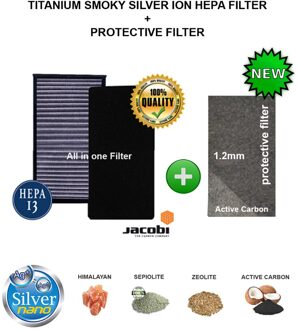 Winix Nul Luchtreiniger Compatibel Hepa Carbon Composiet Filter Zilver Ion Beschermende Smoky zilver Ion Hepa Karbon Filter