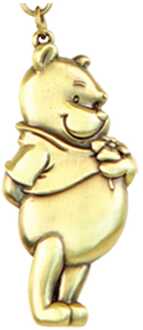 Winnie-the-Pooh Pewter-Keychain Winnie the Pooh