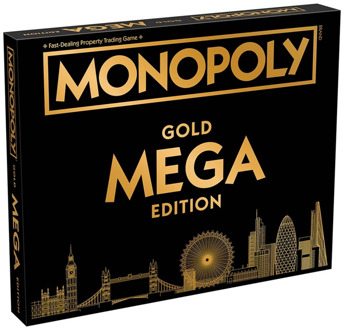 Winning Moves Monopoly - Mega Gold (EN)