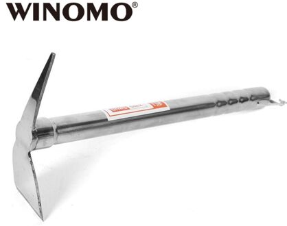 Winomo 1Pcs Rvs Pikhouweel Praktische Dubbele Gebruik Functionele Huishoudelijke Schoffel Voor Tuinieren Planten