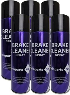 Winparts GO! Remmenreiniger 6x 500 ml Voordeelset V1950000066