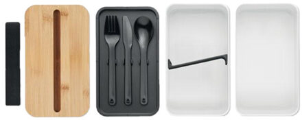 Wint polypropyleen lunchbox Wit - One size