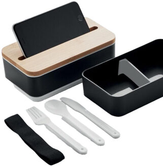 Wint polypropyleen lunchbox Zwart - One size