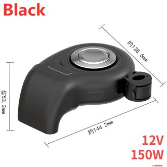 Winter Auto Heater 12V 150W Voertuig Verwarming Koeling Thermostaat Venster Voorruitverluchting Ontdooier Draagbare Auto Kachels Low Noise zwart