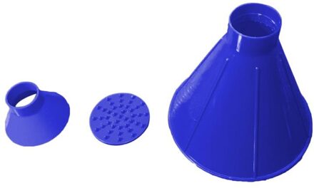 Winter Auto Magic Windscherm Auto Ijskrabber Vormige Trechter Sneeuw Venster Voorruit Sneeuw Remover Schoner Reparatie Ronde Blauw