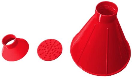 Winter Auto Magic Windscherm Auto Ijskrabber Vormige Trechter Sneeuw Venster Voorruit Sneeuw Remover Schoner Reparatie Ronde Rood