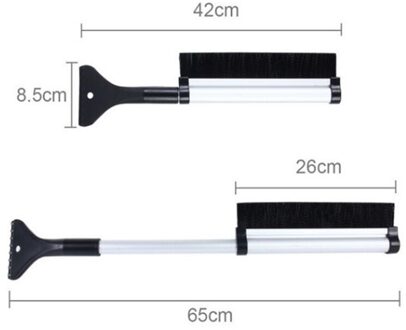 Winter Auto Venster Ice Cube Glas Sneeuw Borstel Verwijderbare Campers Sneeuw Remover Cleaner Tool Messing Wassen Accessoires