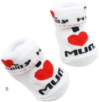 Winter Baby Love Mum & Dad Sokken Baby Baby Jongen Meisje Antislip Vloer Sokken Love Dad Liefde Mum brief Sokken Носки Для Девочек