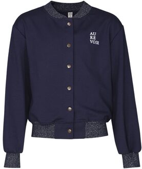 winter bomberjas meisjes - donker blauw - Sam - maat 122/128