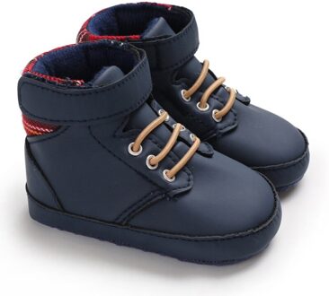 Winter cool baby schoenen zachte zool baby schoenen Baby laarzen katoen warme mode laarzen antislip baby boy laarzen Blauw / 2