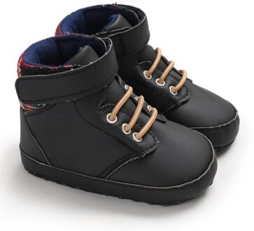 Winter cool baby schoenen zachte zool baby schoenen Baby laarzen katoen warme mode laarzen antislip baby boy laarzen zwart / 3