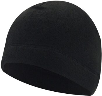 Winter Fietsen Hoed Motorfiets Hardlopen Ski Caps Fietsen Fleece Warm Winddicht Vrouwen Mannen Draagbare Stofdicht Fietsen Onderdelen zwart