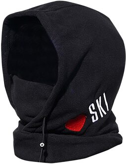 Winter Fietsen Masker Fleece Thermische Warm Houden Winddicht Fietsen Gezichtsmasker Balaclava Ski Masker Vissen Skiën Hoed Hoofddeksels zwart