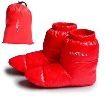 Winter Fleece Thermische Overschoenen Fietsen Skiën Waterdicht Warm Overschoenen Fietsen Draagbare Stofdicht Fietsen Deel L-rood