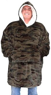 Winter Fleece Verdikte Warme Truien Sweatshirts Truien Kinderen Badjas Kids Jongen Meisjes Thuis Toevallige Deken Outwears camouflage volwassen
