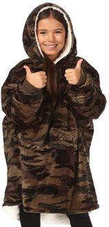 Winter Fleece Verdikte Warme Truien Sweatshirts Truien Kinderen Badjas Kids Jongen Meisjes Thuis Toevallige Deken Outwears rood en zwart rooster