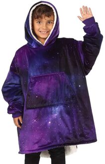 Winter Fleece Verdikte Warme Truien Sweatshirts Truien Kinderen Badjas Kids Jongen Meisjes Thuis Toevallige Deken Outwears ruimte