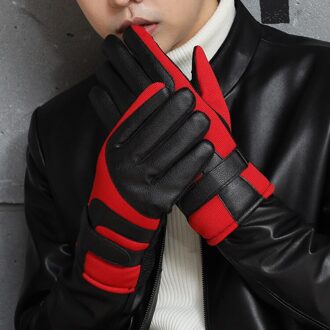 Winter Handschoenen, Dikke En Fluwelen Mannen Warme Handschoenen, Outdoor Fietsen Sport Touchscreen Handschoenen A116-2