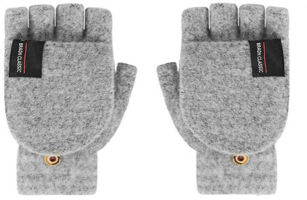 Winter Handschoenen Volledige En Halfs Vinger Mitten Warm Dikke Gezellige Mannen Gebreide Handschoenen Lxh Grijs