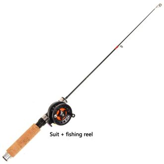 Winter Hengels Ijs Hengels Vissen Rollen Te Kiezen Staaf Combo Pen Pole Lokt Visgerei Spinning Casting Hard staaf F2