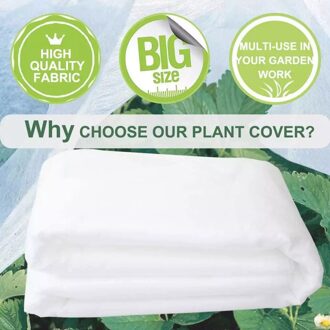 Winter Herbruikbare Plant Cover Niet-geweven Stof Freeze Bescherming Vorst Deken Tuin Bomen Bloemen Groenten Warm Cover Thick