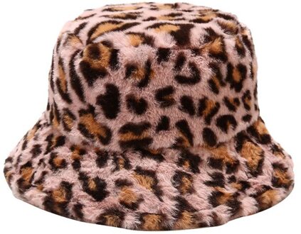 Winter Herfst Emmer Hoed Warm Houden Pluche Visser Hoed Luipaard Patroon Mode Toevallige Hoed Thicken Winddicht 5