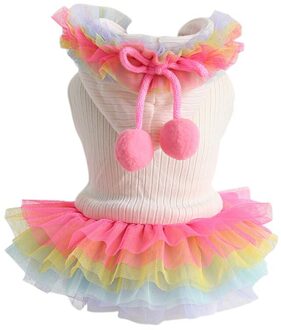 Winter Herfst Hond Rok Hond Kleding Voor Kleine Hond Party Verjaardag Trouwjurk Puppy Kostuum Lente Huisdier Kleding 1 Roze / M