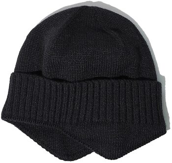 Winter Hoed Mannen Vrouwen Effen Kleur Gebreide Mutsen Hoed Warm Handigst Hoed Outdoor Casual Skullcap Zachte Motorkap Hoeden zwart