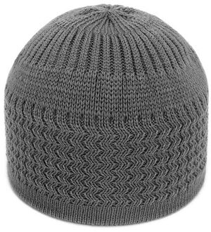 Winter Hoed Voor Vrouwen Gebreide Wol Cap Vrouwelijke Beanie Warm Te Houden, Katoen Hoeden, skullcap Casual Hedging Caps grijs