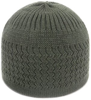 Winter Hoed Voor Vrouwen Gebreide Wol Cap Vrouwelijke Beanie Warm Te Houden, Katoen Hoeden, skullcap Casual Hedging Caps leger groen