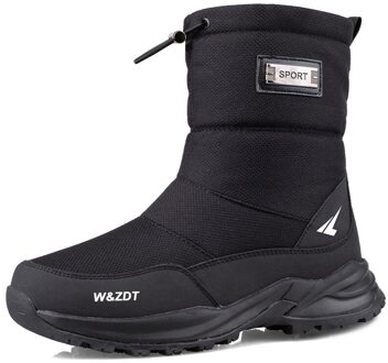 Winter Hoge Laarzen Voor Man Outdoor Reizen Snowboots Rits Non-Slip Katoenen Schoenen Mannen Plus Fluwelen Warm Houden casual Schoenen Mannelijke 45 42