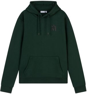 winter hoodie jongens - Mike - groen - Maat 152