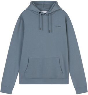 winter hoodie jongens - Nick - marine blauw - Maat 152