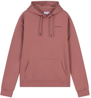 winter hoodie jongens - Nick - maroon rood - Maat 152