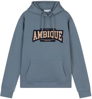 winter hoodie jongens - Vincent - marine blauw - Maat 152