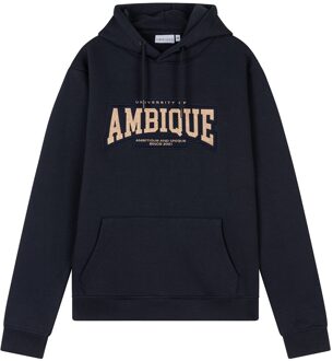 winter hoodie jongens - Vincent - navy blauw - Maat 152