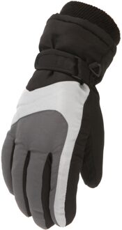 Winter Huishoudelijke Handschoenen Voor Kids Jongens Meisjes Snowboots Winddicht Wanten Fietsen Fiets Outdoor Camping Sport Warm Handschoenen @ 40 donker grijs