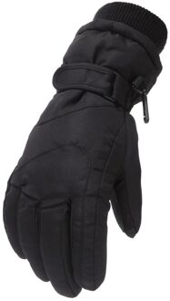 Winter Huishoudelijke Handschoenen Voor Kids Jongens Meisjes Snowboots Winddicht Wanten Fietsen Fiets Outdoor Camping Sport Warm Handschoenen @ 40 zwart