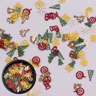 Winter Kerst Slider Nail Decals 3D Nail Art Sticker Diy Manicure Nail Decoratie Stickers & Decals Folie Xmas 2 02