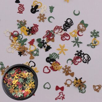 Winter Kerst Slider Nail Decals 3D Nail Art Sticker Diy Manicure Nail Decoratie Stickers & Decals Folie Xmas 2 03