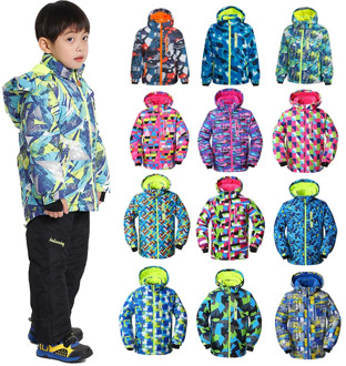 Winter Kids Ski Jacket Windproof Waterproof Warm Jacket Girls Boys Outdoor Wear Skiing Snowboarding High Quality Snow Jacket