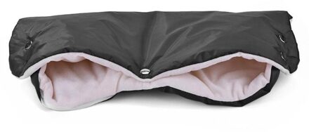 Winter Kinderwagen Hand Muff Kinderwagen Kinderwagen Warm Bont Fleece Hand Cover Buggy Clutch Winkelwagen Mof Handschoen Kinderwagen Accessoires zwart 45x45cm