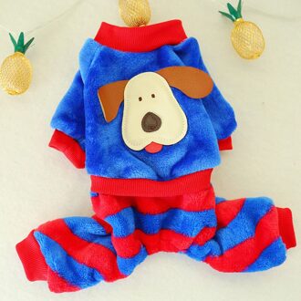 Winter Kleine Hond Jumpsuit Pet Kostuum Voor Honden Yorkies Shih Tzu Pyjama Overalls Warme Fleece Puppy Cat Clothes Coat Huisdier kleding Xl