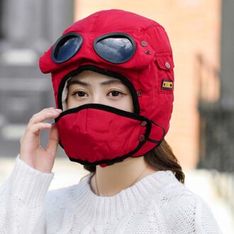 Winter Lei Feng Hoed Masker Outdoor Rijden Koude En Warme Unisex Fietsen Winddicht En Warm Ski Hoed Lei Feng Hoed зимняя Шапка B