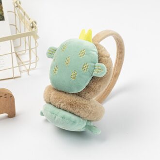 Winter Oor Warmer Oorbeschermers Vrouwen Leuke Cartoon Vruchten Oorwarmers Meisjes Warm Oorwarmers Mode Hoofdband Vrouwelijke Hoofddeksels cactus
