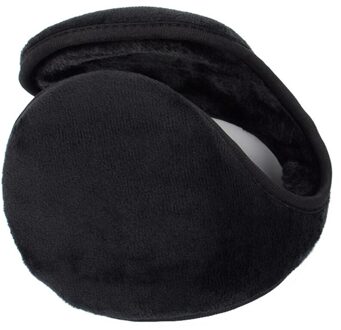 Winter Oor Warmer Oorbeschermers Vrouwen Leuke Cartoon Vruchten Oorwarmers Meisjes Warm Oorwarmers Mode Hoofdband Vrouwelijke Hoofddeksels zwart