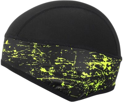 Winter Outdoor Fleece Beanie Hoed Ademend Warm Cap Winddicht Thermische Cap Voor Wandelen Paardrijden Klimmen Schaatsen Snowboarden ster geel