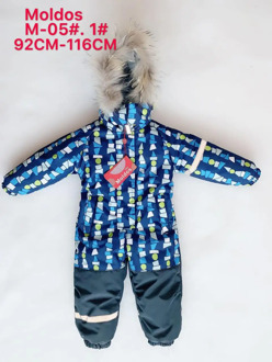 Winter overalls for children with a hood moldos M-05 #1