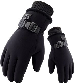 Winter Plus Fluwelen Warm Te Houden, Wind En Koude Sport Game Handschoenen De Beste Metgezel Voor Fietsen, wandelen En Outdoor Sport zwart
